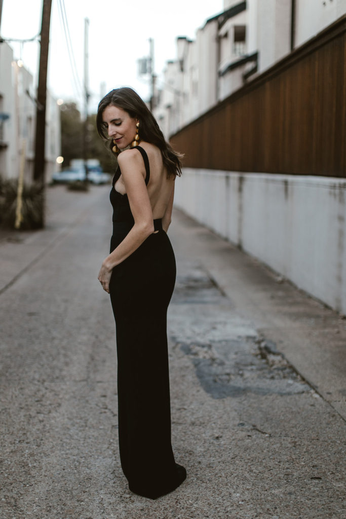 Black gown